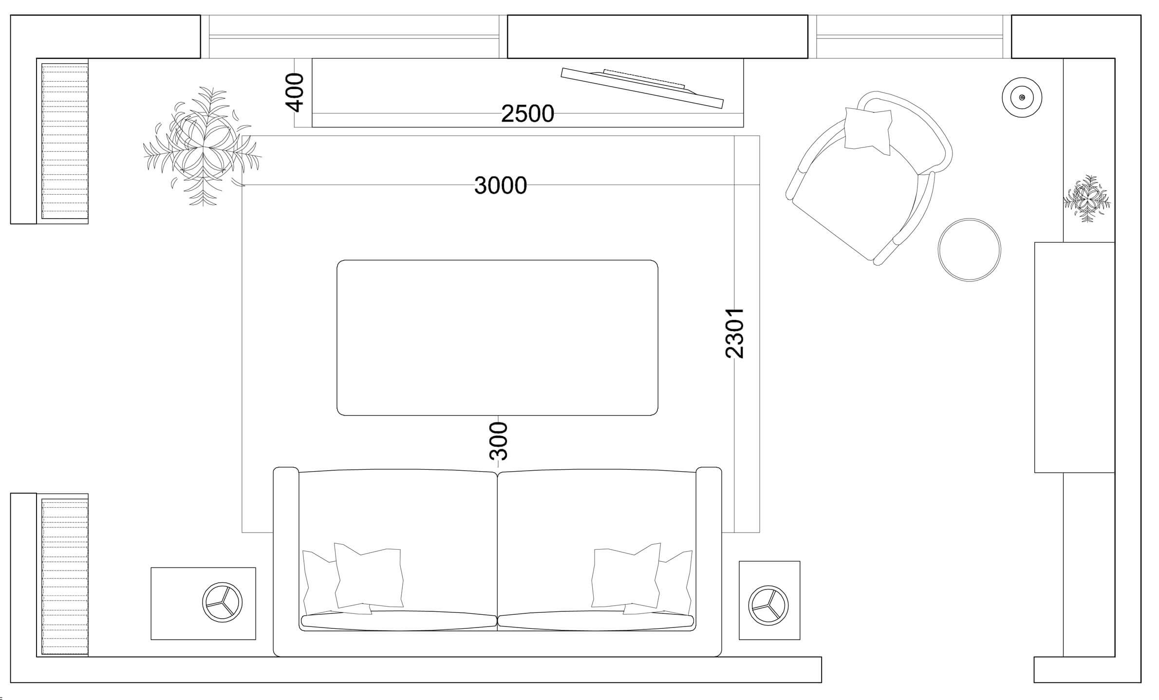 Living Room Floorplan